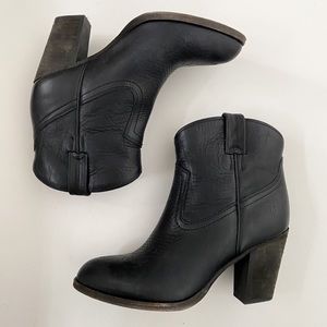 Frye cowboy booties